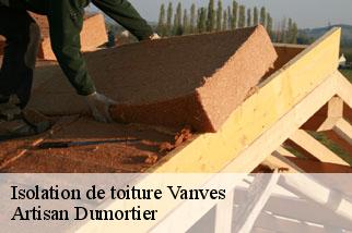 Isolation de toiture  vanves-92170 Artisan Dumortier