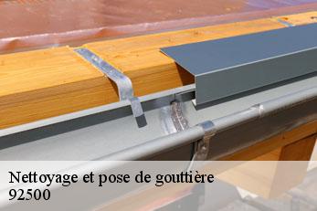 Nettoyage et pose de gouttière 92500