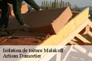 Isolation de toiture  malakoff-92240 Artisan Dumortier