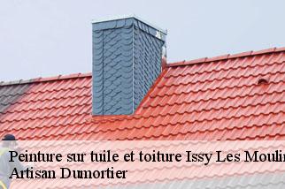 Peinture sur tuile et toiture  issy-les-moulineaux-92130 Artisan Dumortier