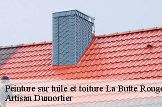Peinture sur tuile la-butte-rouge-92290
